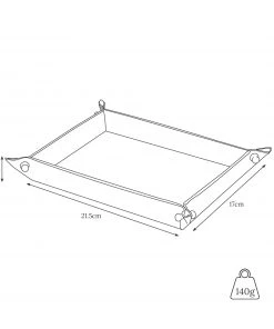 Life Of Riley For Him Leather Valet Set - Includes Two Gifts