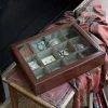 Life Of Riley Storage Leather Collectors Display Box