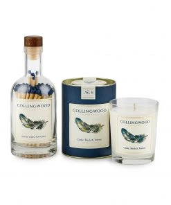 Life Of Riley Candles Scented Candle Gift Set. Cedar Birch And Vetiver