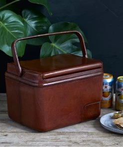 Life Of Riley Drinks Cases Leather Cool Box