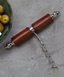 Life Of Riley Bar Ware Leather Corkscrew