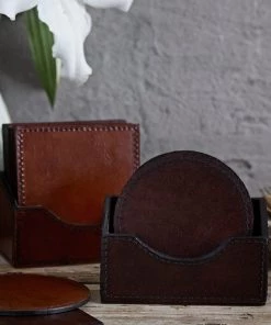 Life Of Riley Leather Coasters And Holder Third Anniversary 14 Life Of Riley Leather Coasters And Holder Third Anniversary