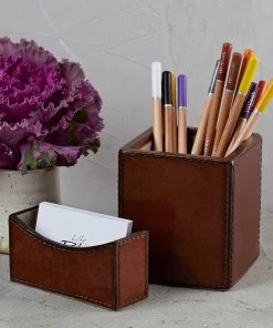 Life Of Riley Gift Sets Leather Desk Set Mini