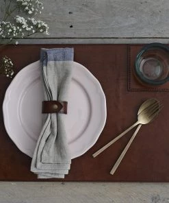 Life Of Riley Leather Place Setting For One Dining Sets