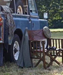 Life Of Riley Leather Directors Chair