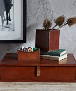 Life Of Riley Leather Executive Desk Set Gift Sets