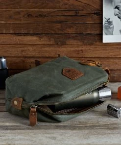 Life Of Riley Waxed Canvas Weekend And Wash Bag Set Waxed Canvas Gifts