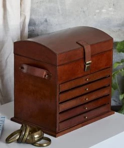 Life Of Riley Leather Jewellery Organiser For Her