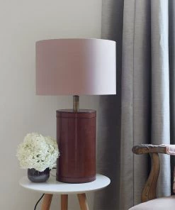 Life Of Riley Leather Lamp Base