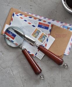 Life Of Riley Leather Handled Magnifying Glass Gifts By Price