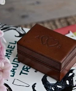 Life Of Riley Father's Day Leather Mini Cufflink Box