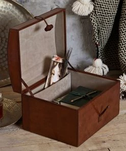 Life Of Riley For Her Leather Memory Box