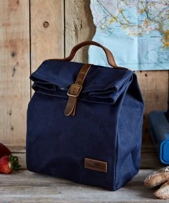 Life Of Riley Waxed Canvas Lunch Cool Bag Waxed Canvas Gifts