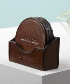 Life Of Riley Leather Coasters And Holder Third Anniversary 15 Life Of Riley Leather Coasters And Holder Third Anniversary