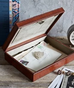 Life Of Riley Leather Photo Memorabilia Box