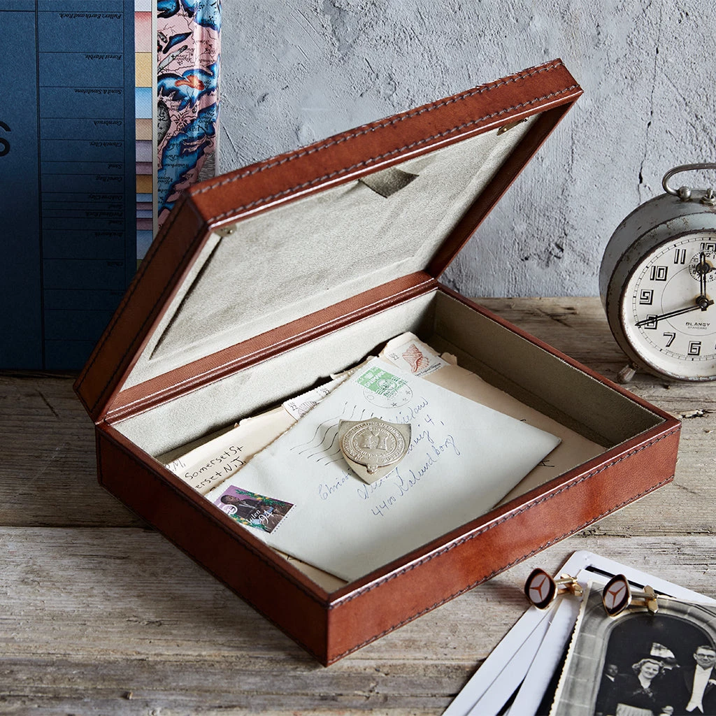 Life Of Riley Leather Photo Memorabilia Box 4 Life Of Riley Leather Photo Memorabilia Box