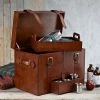 Life Of Riley Jubilee Collection Leather Picnic Trunk