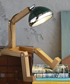 Life Of Riley Table Lamp. Retro Style. Ash Wood Handcrafted Body. New Home 12 Life Of Riley Table Lamp. Retro Style. Ash Wood Handcrafted Body. New Home