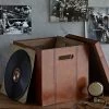 Life Of Riley Leather Vinyls Storage Box