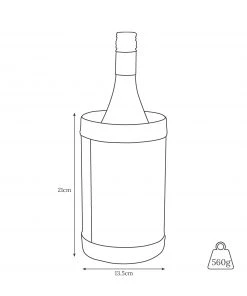 Life Of Riley Jubilee Collection Leather Wine Cooler