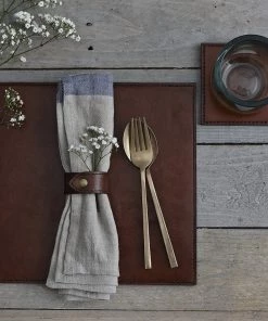 Life Of Riley Leather Place Setting For One Dining Sets