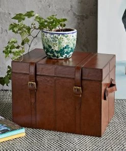 Life Of Riley For Couple Leather Heirloom Trunk