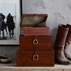 Life Of Riley Leather Stirrup Box - Three Sizes Keepsake Boxes