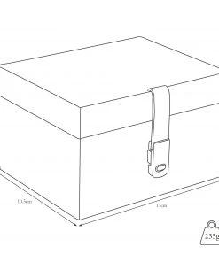 Life Of Riley Leather Home And Away Travel Set Watch & Cufflink Boxes