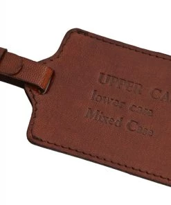 Life Of Riley For Couple Leather Luggage Tag