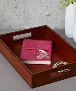 Life Of Riley Leather Hall Desk Set Gift Sets