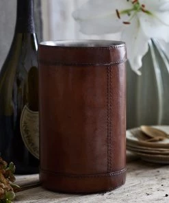 Life Of Riley Jubilee Collection Leather Wine Cooler