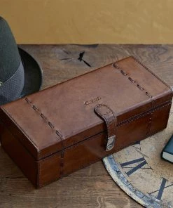 Life Of Riley Leather Watch Box For Three Gifts