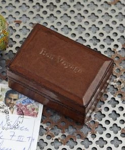 Life Of Riley Father's Day Leather Mini Cufflink Box