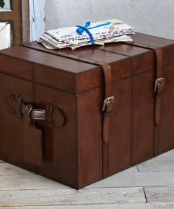 Life Of Riley For Couple Leather Heirloom Trunk