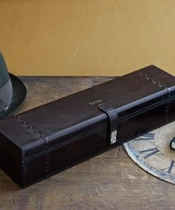 Life Of Riley Gifts Leather Watch Box For Five