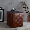 Life Of Riley Office Accessories Leather Ottoman